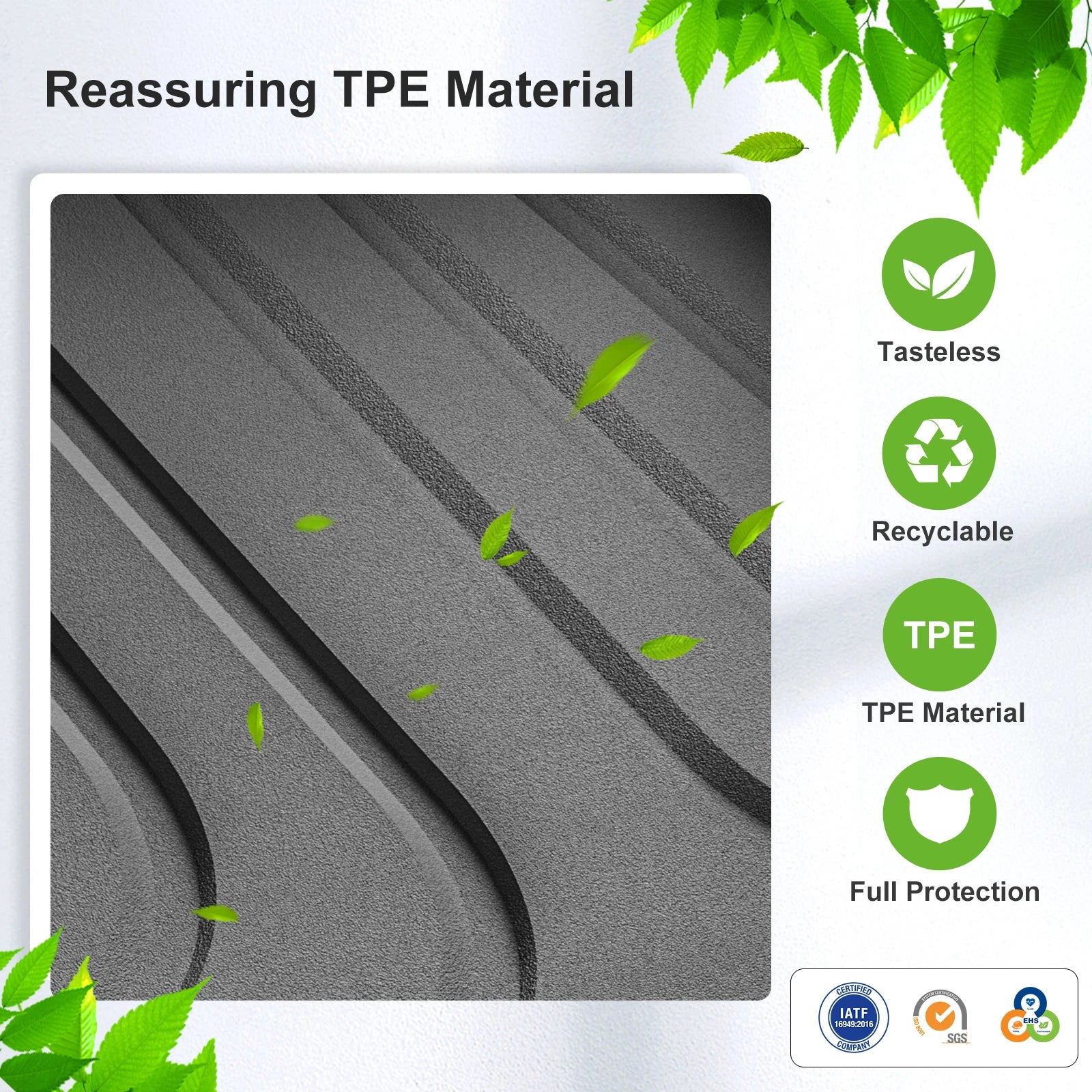 RHD for BYD Shark 6 2024 2025 Right Hand Drive Car Floor Mats Cargo Liner Trunk Pad TPE 3D Foot Mat Accessories BLACK - Madeinsea©