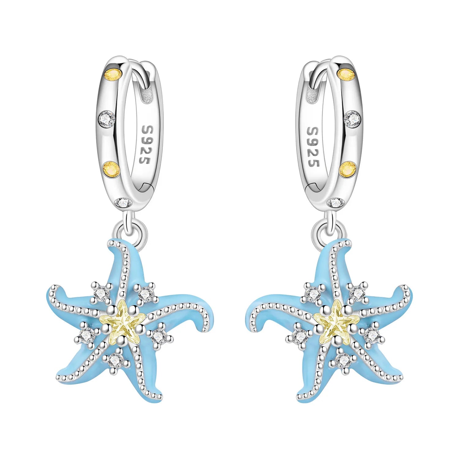 PANPOKI 925 Sterling Silver Dolphin Marine Animal Drop Earrings Women Earrings Charm Fashion Versatile Party Jewelry Gifts