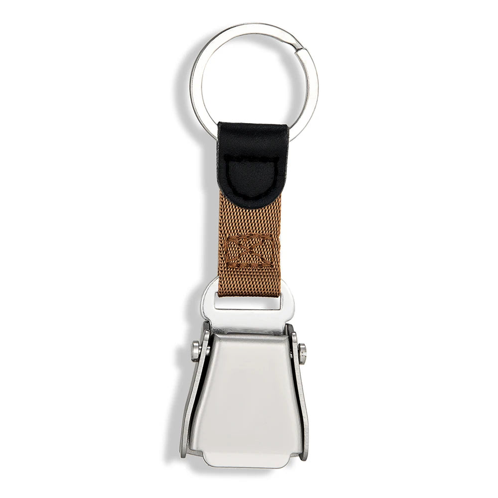 MKENDN Abnehmbarer Mini-Sicherheitsgurt-Schlüsselanhänger mit Flugzeugschnalle – ideal für Flugzeuge und Fluggesellschaften – kleines Geschenk für Luftfahrtbegeisterte