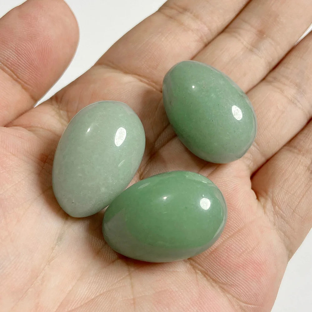 20x30mm Natural Egg Shape Stone Ornament Opal Quartzs Power Minerals Polished Reiki Fish Tank Home Decoration Jewelry Gifts