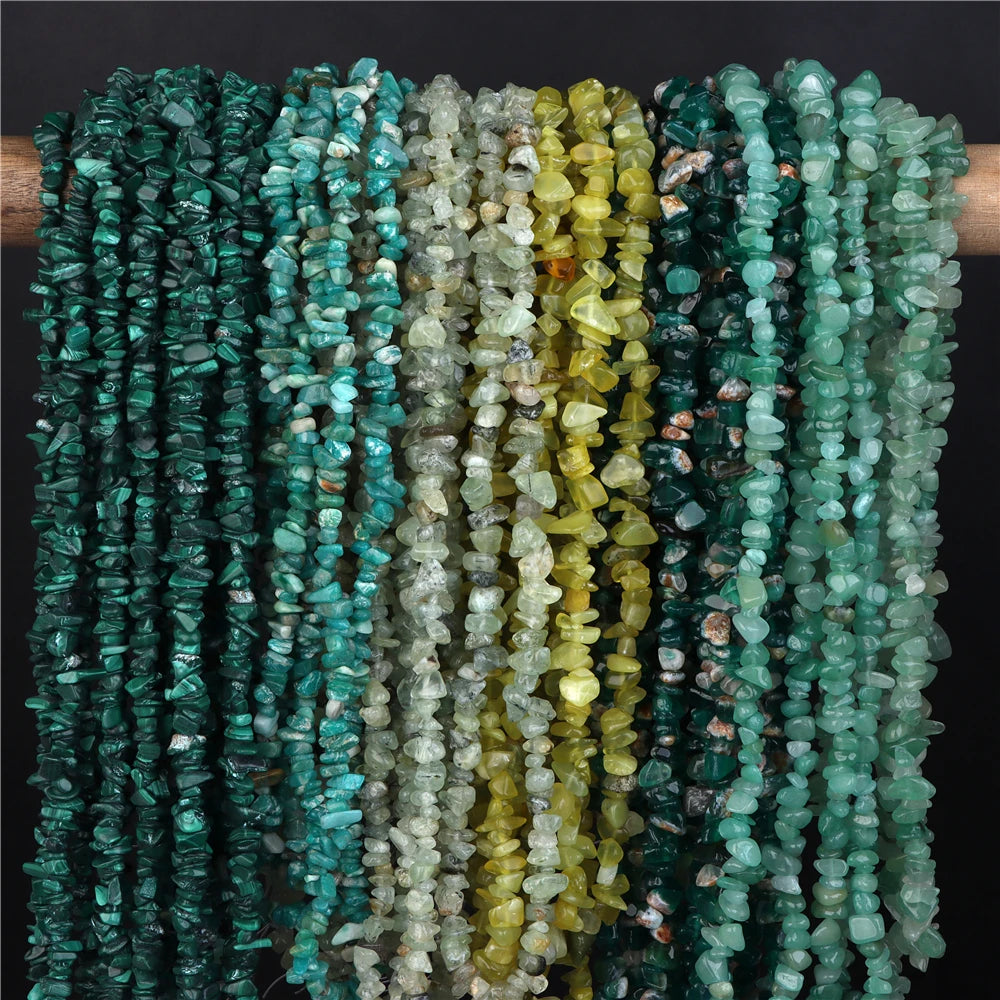 Natural Stone Chips Bead 5-8mm Turquoises Malachite Quartzs Irregular Gravel Beads For Diy Bohemia Jewelry Making Accessories - Madeinsea©