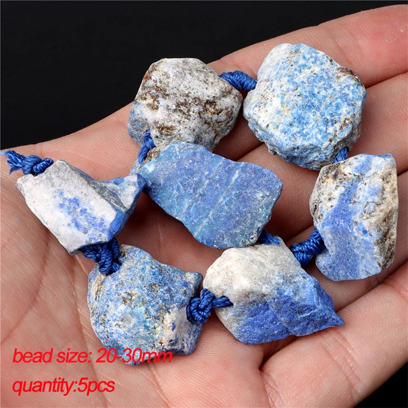 45 Styles Natural Lapis Lazuli Beads Blue Round Rondelle Faceted Loose Spacer Stone Bead For Jewelry Making Accessories Supplies