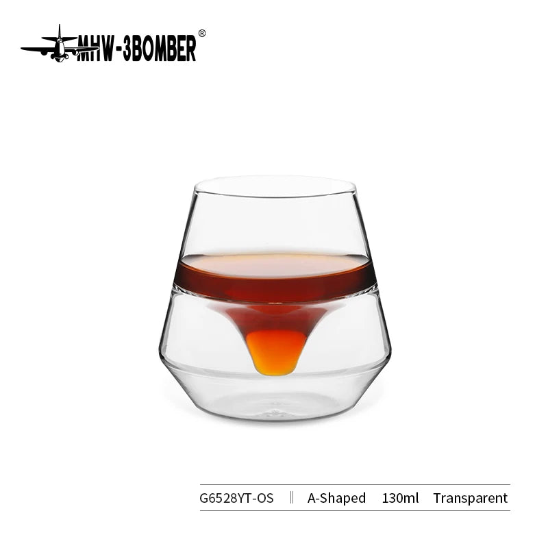 MHW-3BOMBER Double Walled Coffee Cup 130-160ml Espresso Glasses Mugs Clear Insulated Glass Coffee Cups for Latte Cappuccino Tea