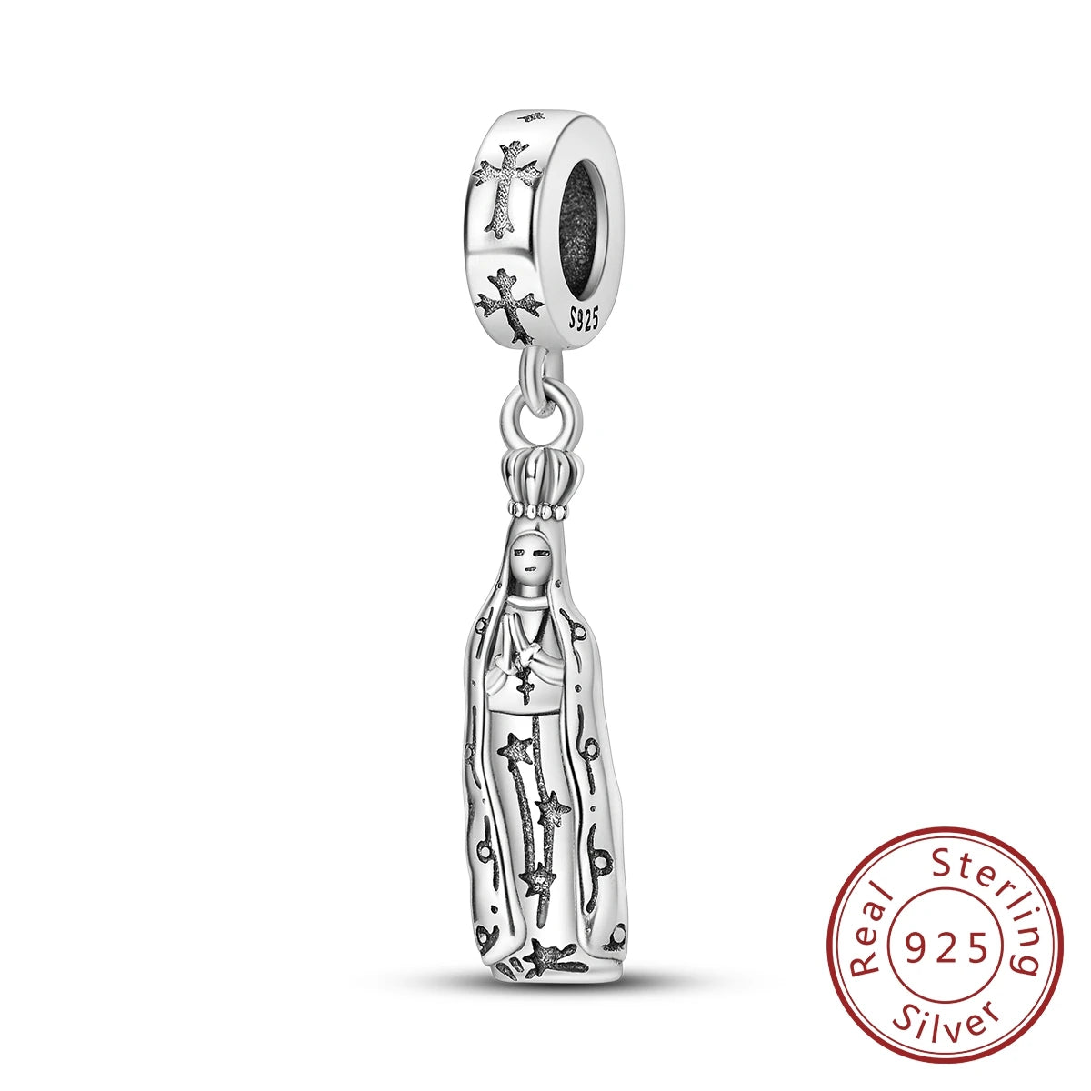 100% Real 925 Sterling Silver Charms Beads Stars Moon Pendant Fit Original Charms Bracelets Bangle DIY Jewelry Gifts