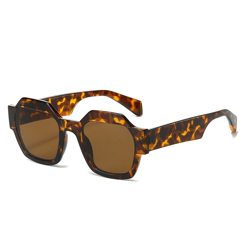 Oversized Square Sunglasses Women Personality Simple 2025 Polygon Eyewear Women Fashion Retro Glasses Women Gafas De Sol Mujer