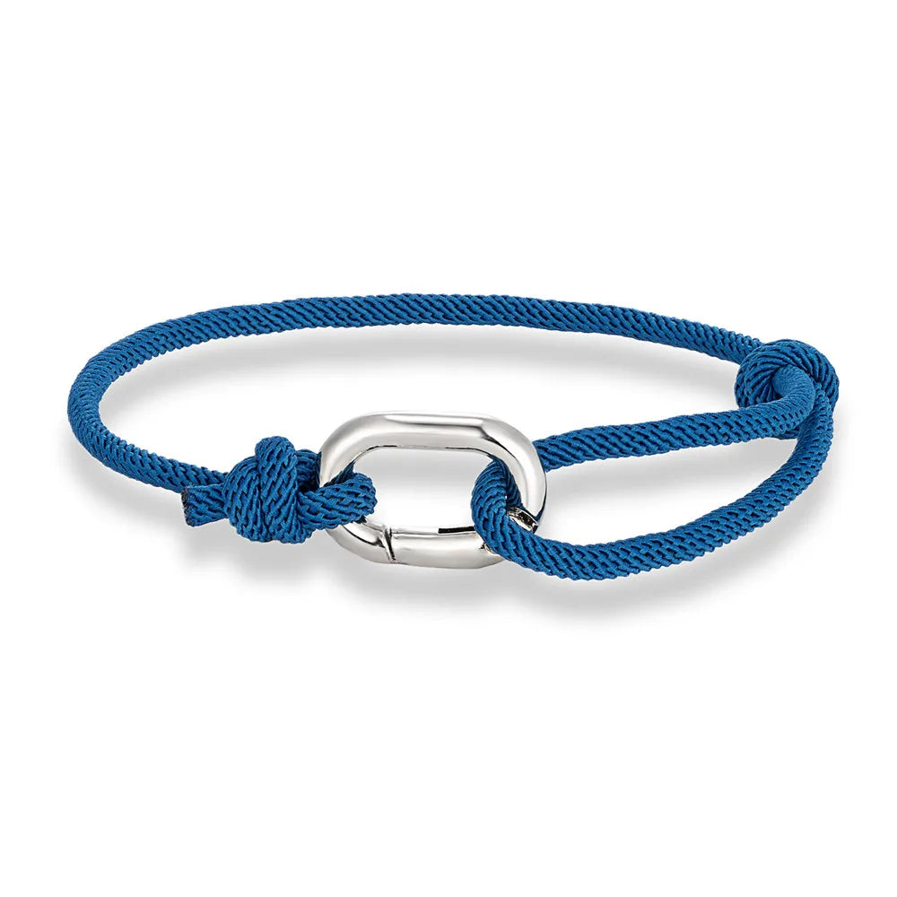 Bracelet MKENDN style nautique pour homme, fin et ajustable, avec fermoir ovale à ressort, idéal pour les surfeurs et les amateurs de bijoux de plage.