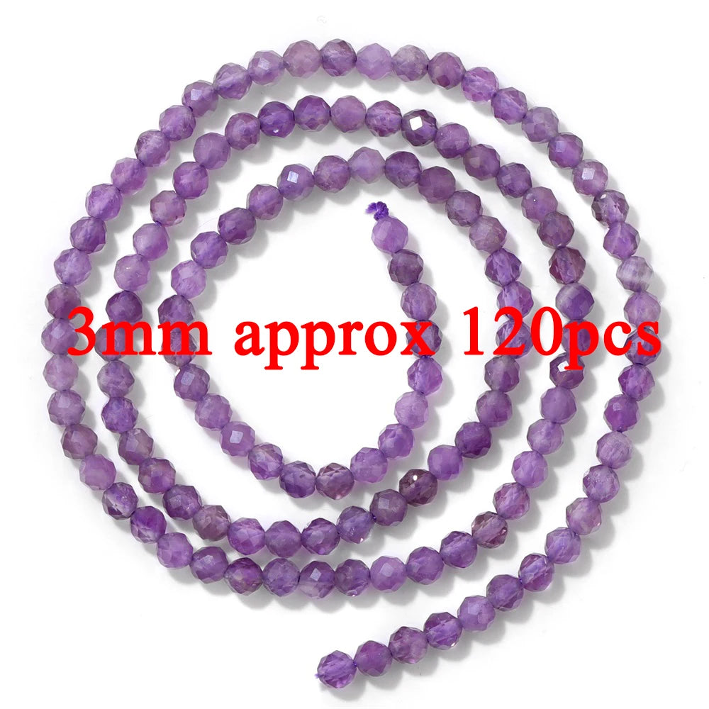 Natural Amethyst Energy Stone Bead Purple Quartzs Crystals Beads Healing Power Fit Health,Beauty,Clarity,Relieve stress,Calming