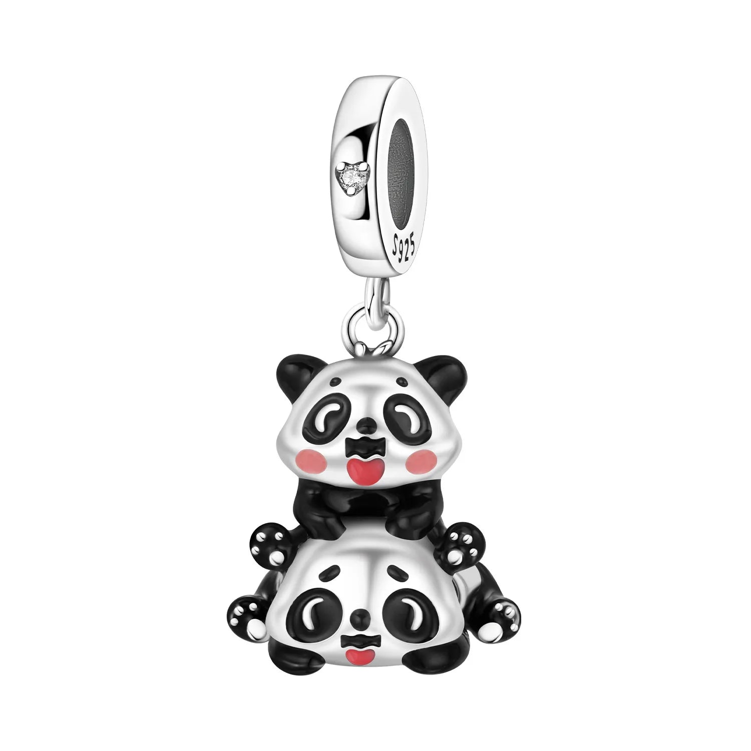 PANPOKI 925 Sterling Silver Cute Penguin Animals Pendant Beads Original Pendants Bracelet Charm Jewelry Party DIY Trendy Gifts