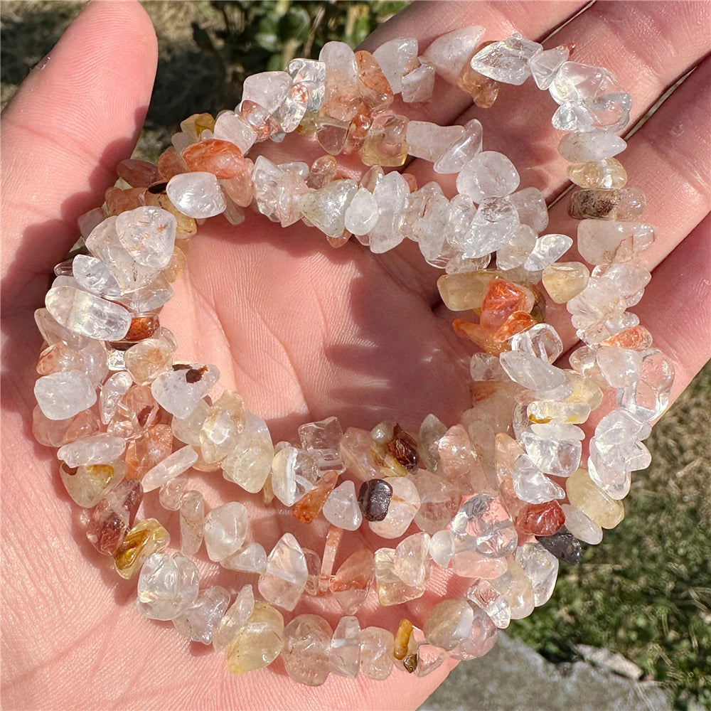 5-8mm Natural Blue Moonstone Beads White Cat Eye Crystals Opal Stone Loose Bead For Jewelry Making DIY Necklace Bracelet Rings