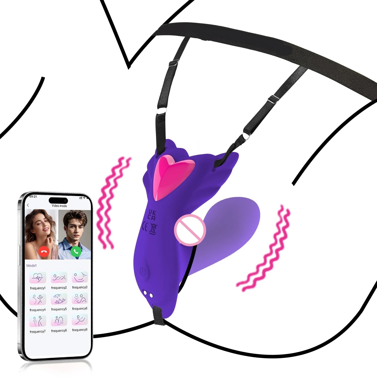 APP Remote Control Wearable BDSM Underwear Vibrator Clitoral Stimulation Adult Sexy Toy for Women Couples Unisex Tools 18 Girl