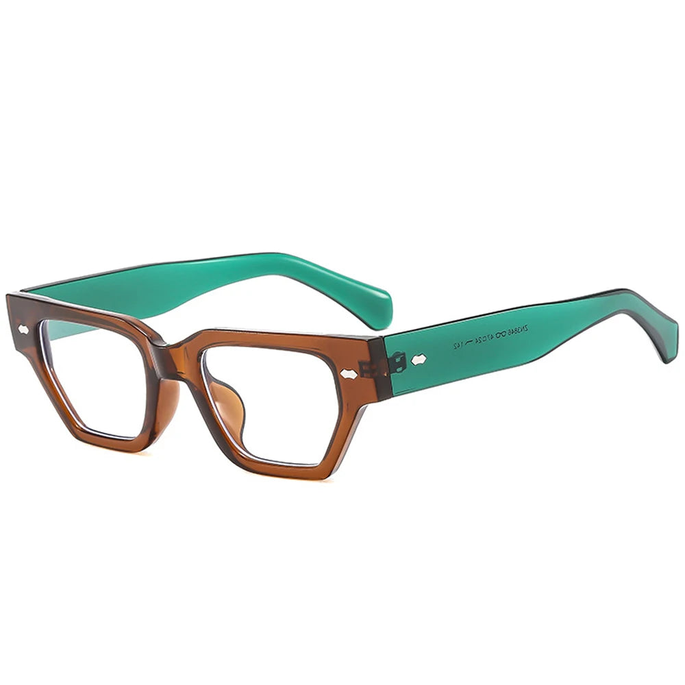 Small Square Frame Rice Nail Sunglasses For Men High-end Trendy Street Photography Sunglasses For Women Fashion Designer Glasses