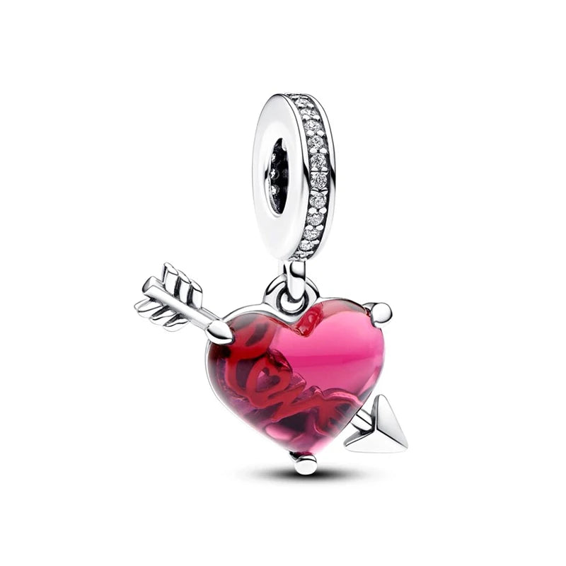 Charms 925 Originale Hot Air Balloons and Flowers Bead Fits Bracelet Necklace For Women Charm Silver 925 Luxury DIY Jewelry Gift