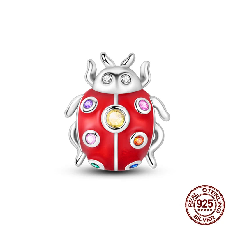 100% 925 Sterling Silver Perfume Bottle Clock Daily Life Charms Beads Fit 3mm 925 Original Bracelets Fine DIY Jewelry Gift