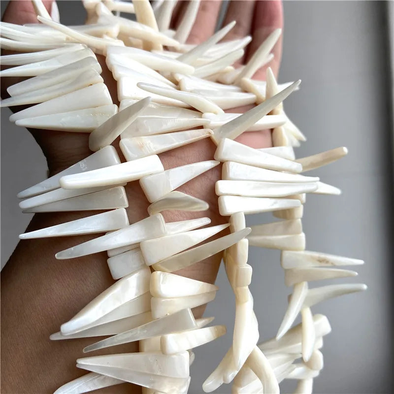 100% Natural Shell Beads White Mother Of Pearl Heart Oval Star Butterfly Irregular Shape Charms Bead For Jewelry Making DIY 15"