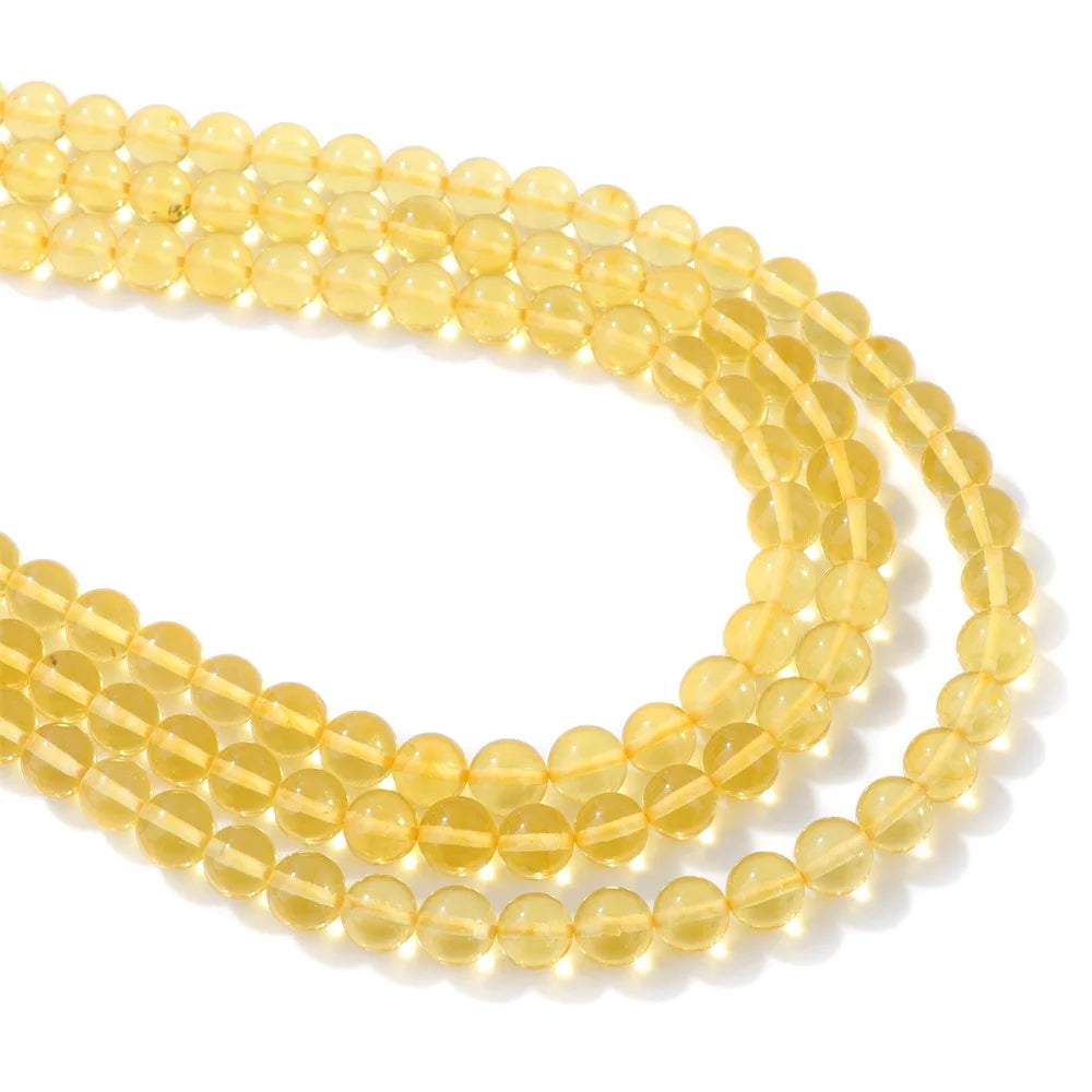 100% Natural Irregular Amber Stone Bead Round Oval Nugget Chips Raw Ambers Beads DIY Bracelet Necklace Jewelry Accessories