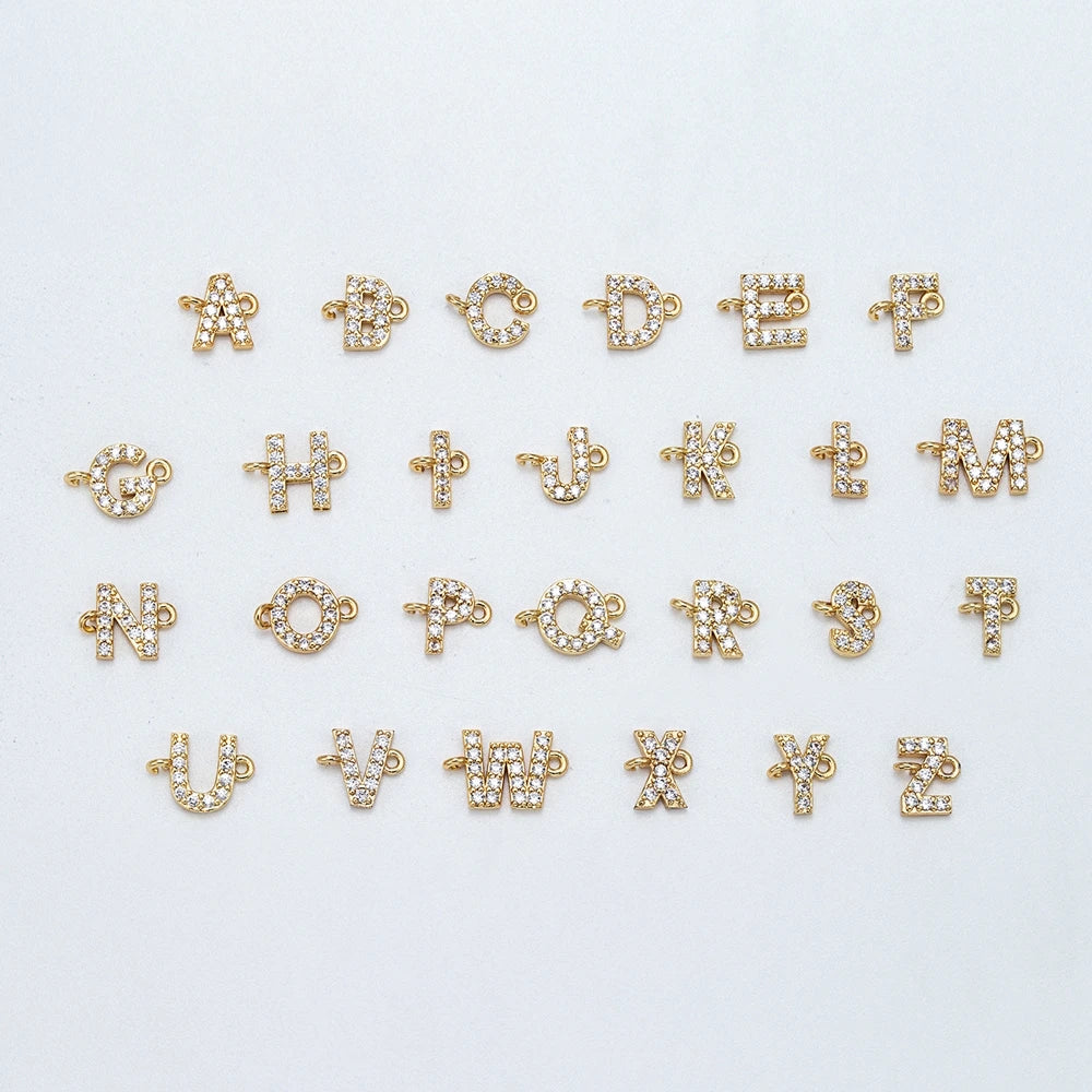 MKENDN Fashion Women Pave Zircon A-Z Initial Letter Bracelets Colorful Adjustable Charm Rope Bracelet For Women Jewelry Gift