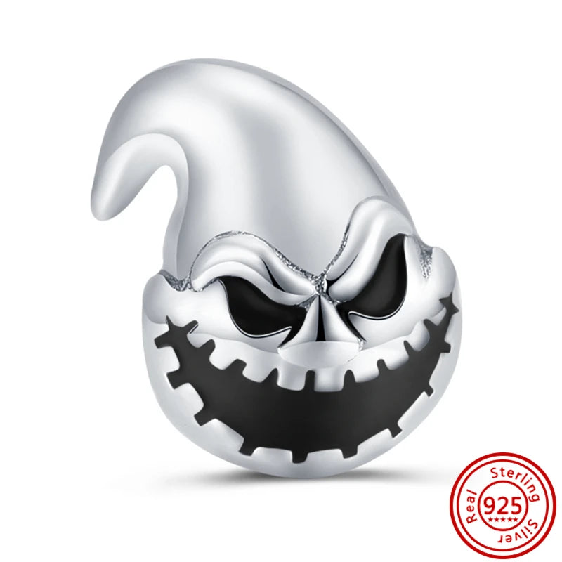 Authentic 100% 925 Sterling Silver Fit Original Pantaro Charms Bracelet Heart Round Style Simple Beads Women DIY Jewelry Making