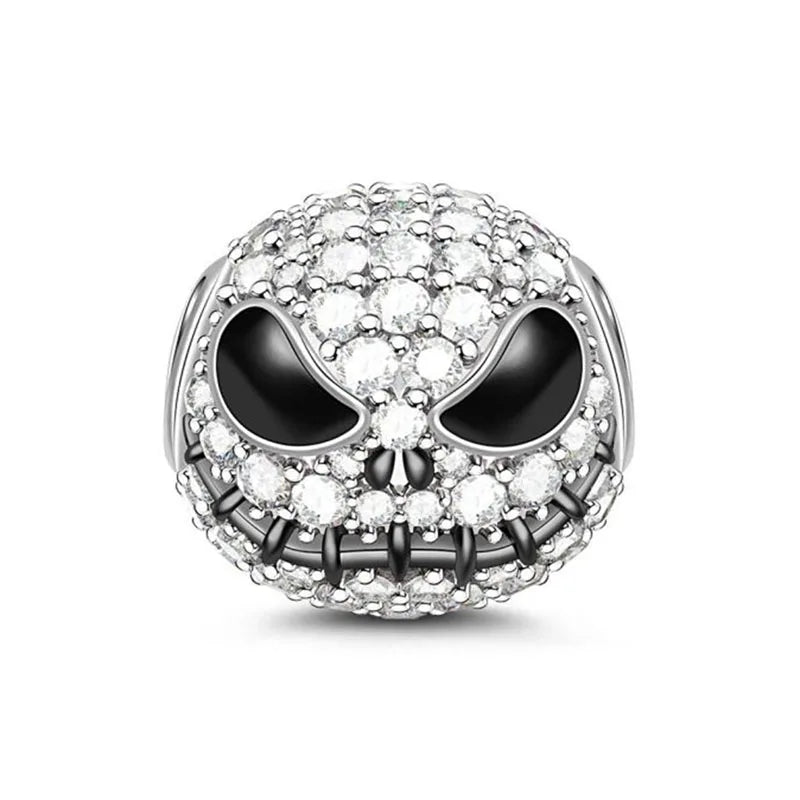 New 925 Silver Dark Black Series Charm Clown Bead Spider Pendant Talisman Women's Jewelry Fit Original European Bracelet Gift