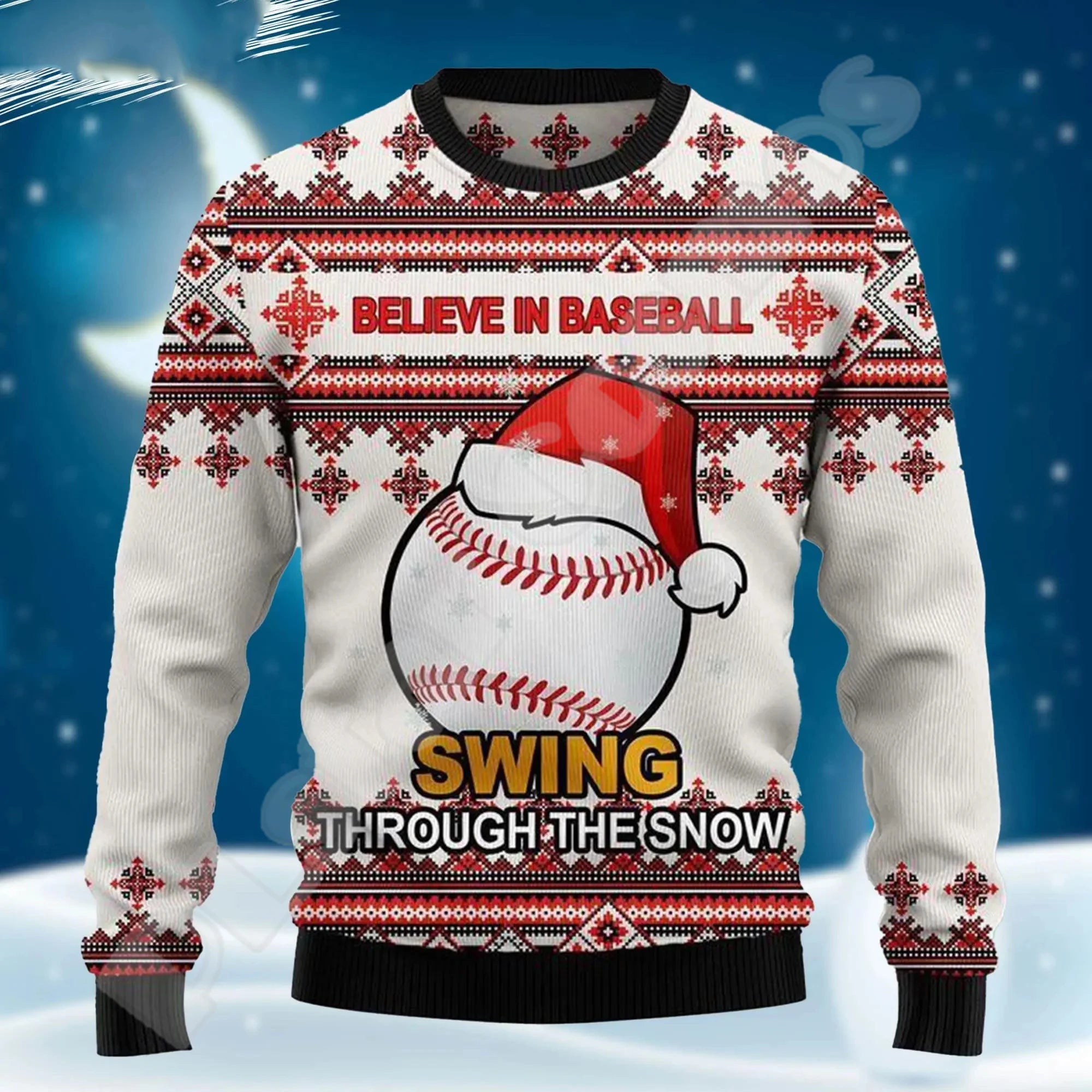 Christmas Knitted Sweater Graffiti Tattoo Retro Vintage Sweatshirts 3DPrint Unisex Pullover Harajuku Casual Funny Long Sleeve X1