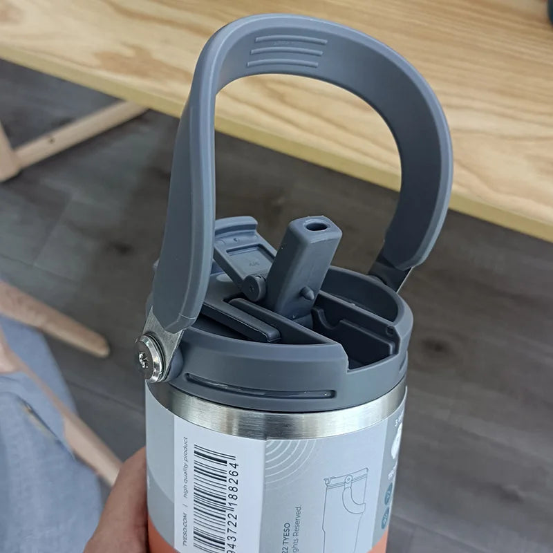 Stainless Steel Thermos Bottle with Double-Layer Insulation