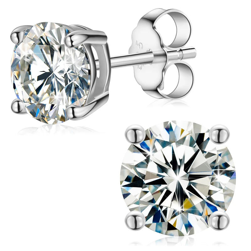 Classic Skeleton Moissanite 925 Earring For Women Jewelry Top Quality 100% s925 Sterling Silver Fashion Earrings Engagement