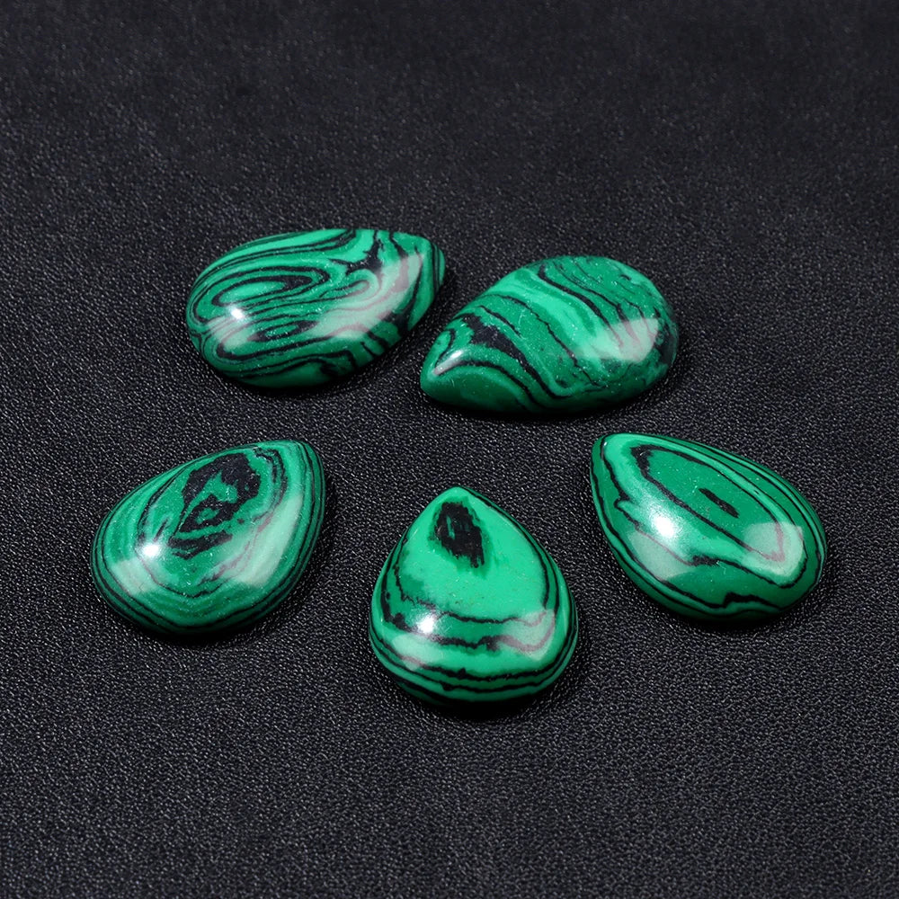 18X25MM Multi-color Natural Stone Cabochon Water Drop Shape Agat Quartz Opal Cabochons Stone For Jewelry Making DIY Accessories