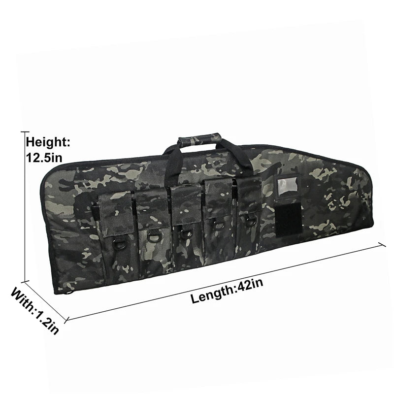 42inch Tactical Rifle Case Gun Bag Air Rifle Case  Backpack Sniper Airsoft Holster Shooting Hunting Accessorie