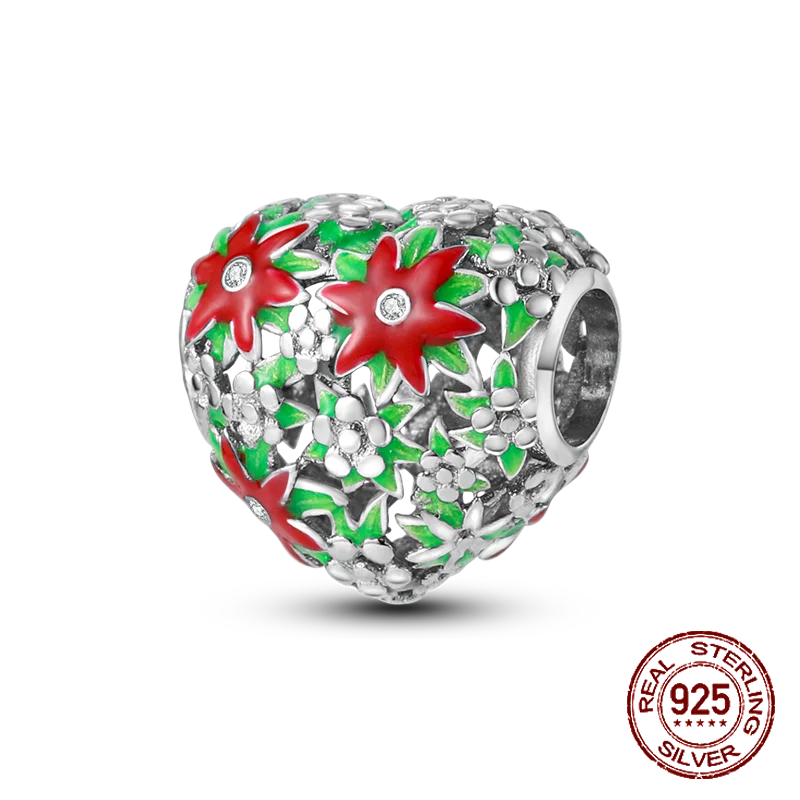 Schmetterling Blume Tier Perlen Fit Pandora Original armband charms Silber 925 Halskette pendientes mujer für Frauen Schmuck machen