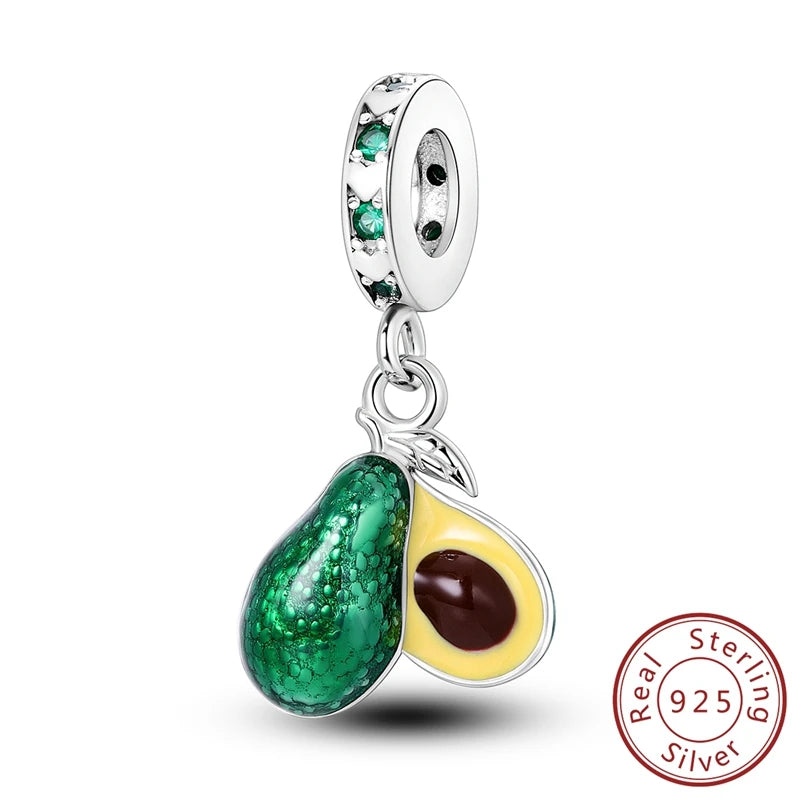 Original Charms Pendant Real S925 Sterling Silver Travel Luggage Airplane Charms Beads for Women Fine Jewelry Gift Making