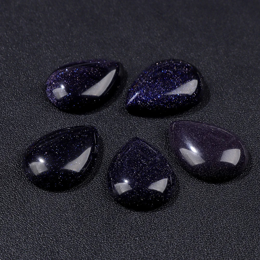 18X25MM Multi-color Natural Stone Cabochon Water Drop Shape Agat Quartz Opal Cabochons Stone For Jewelry Making DIY Accessories