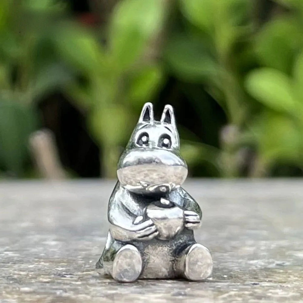 2025 New Miniso Disney Sanrio Beads 925 Silver Stitch Hello Kitty Kuromi Charm Fit Original Bracelet Women DIY Pendant Jewelry