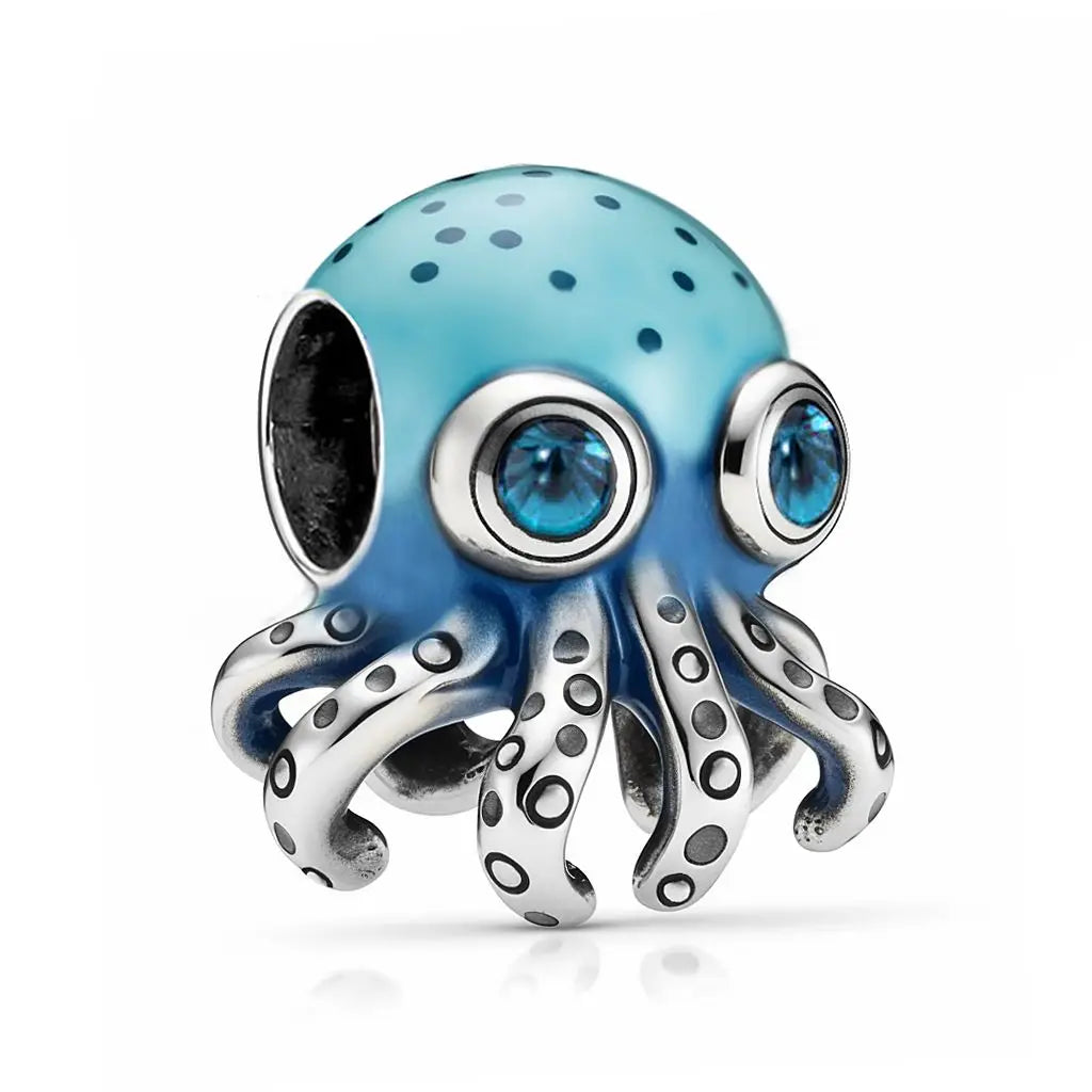 2024 new Mermaid Charms silver 925 k gold Spanish bear Beads Suitable For Original 925 Bracelet beads jewellery making