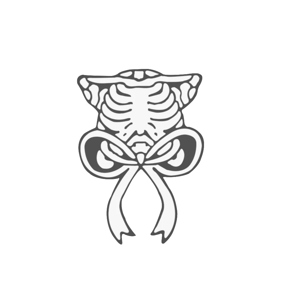 More Styles Halloween Day Punk Skeleton Enamel Pin Women Men Rose Flower Skull Brooches Metal Jean Coat Lapel Pin Badge Jewelry