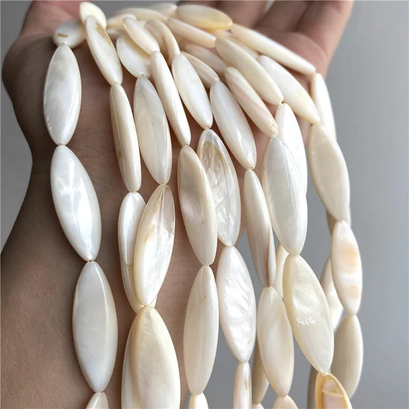 100% Natural Shell Beads White Mother Of Pearl Heart Oval Star Butterfly Irregular Shape Charms Bead For Jewelry Making DIY 15"