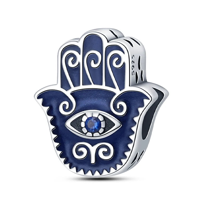 Hot Sale Charms Beads 925 Sterling Silver Pink Perfume Bottle Letter Luminous Firefly Tarot Card Beads Fit DIY Bracelets Jewelry - Madeinsea©