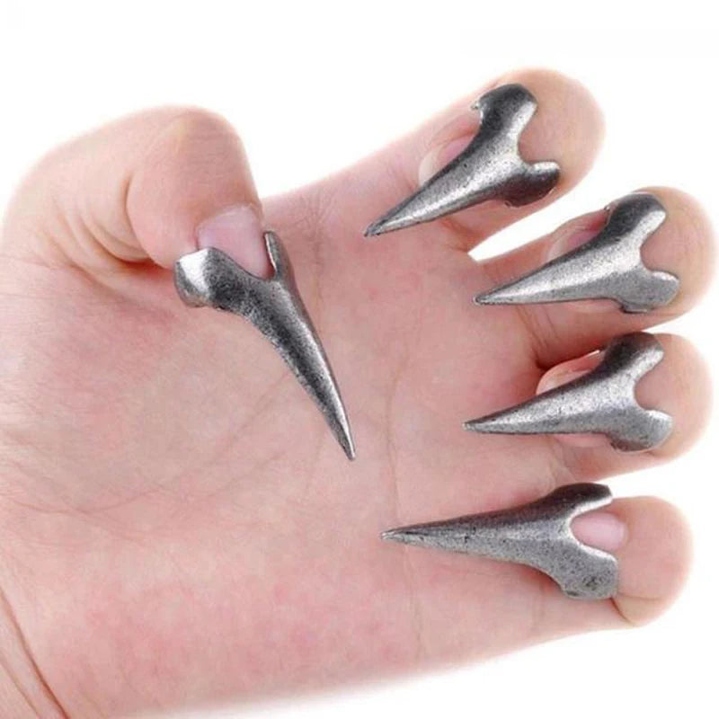 Lot de 5 bagues à ongles style gothique rétro punk cool rock, vente en gros, bijoux de fête, cosplay, cadeau d'halloween