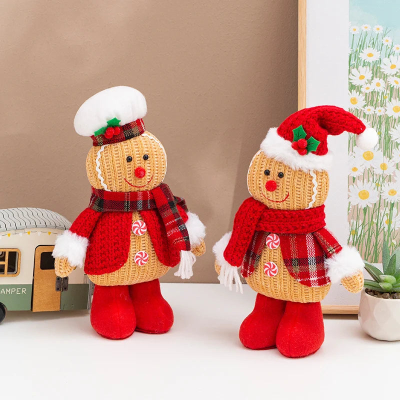 Christmas Gingerbread Man Doll Creative Doll Ornaments Christmas Decorations Scene Decoration Hotel Mall Props
