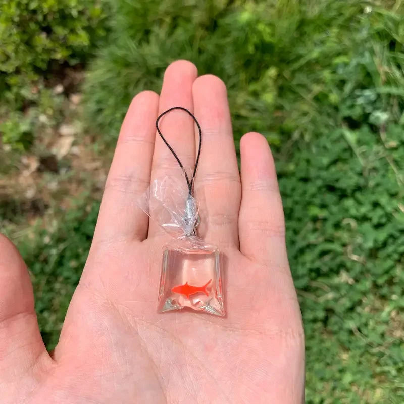 Kawaii Fish Phone Charms Strap Lanyard Cute Women Chain Pendant For Keys Bags Lovely Accessories