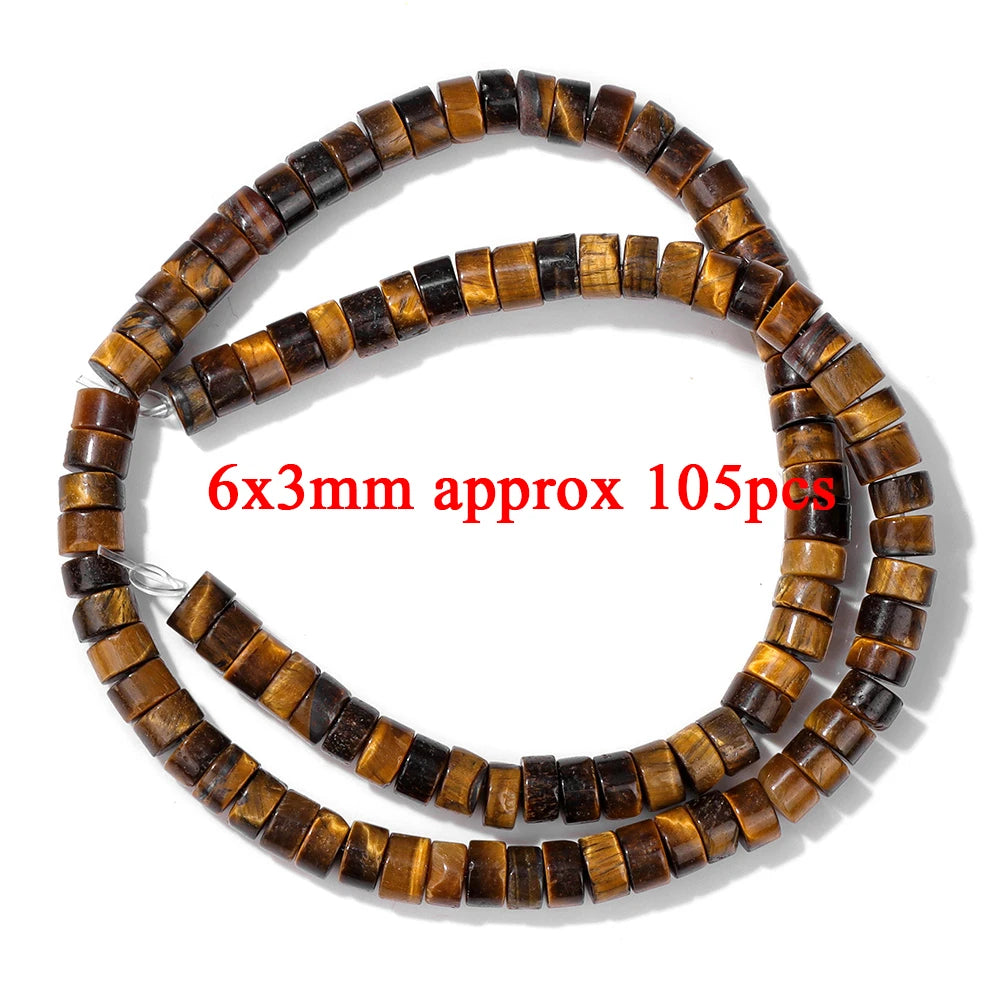 High Quality Yellow Tiger Eye Stone Beads Natural Round Heart Rondelle Cube Irregular Loose Spacer Bead For Jewelry Making DIY