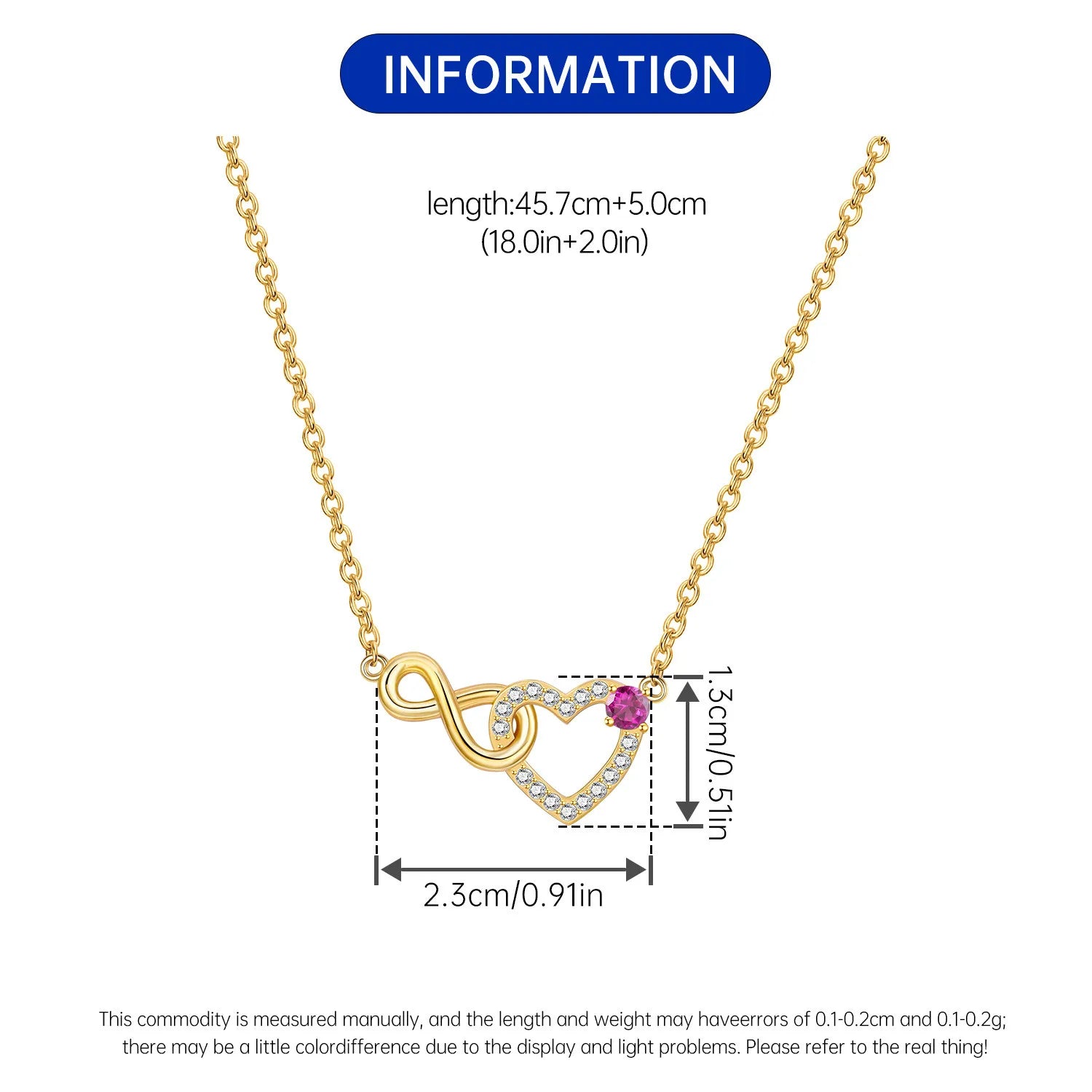 PANPOKI S925 Sterling Silver Infinite Love Eternal Pendant Necklace for Women Birthday Original Gifts Fashion Fine Jewelry