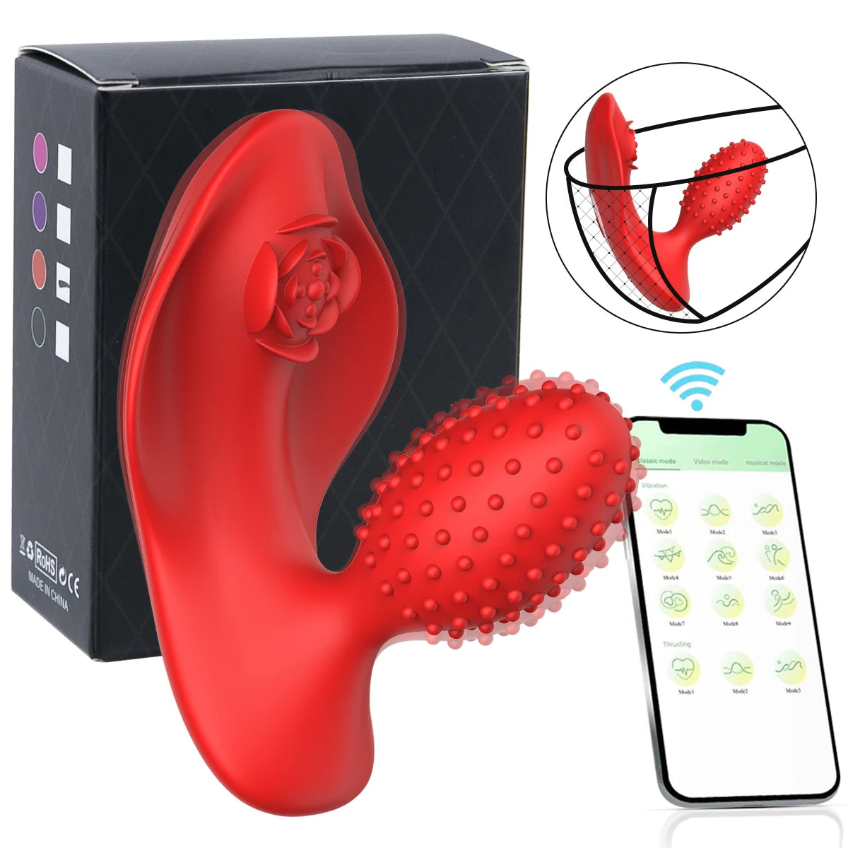 YAFEI APP Control Invisible Wear Vibrators for Women Massager Vibrates Clitoris G Spot Jump Egg Sex Products Sex toys Adult Toy - Madeinsea©