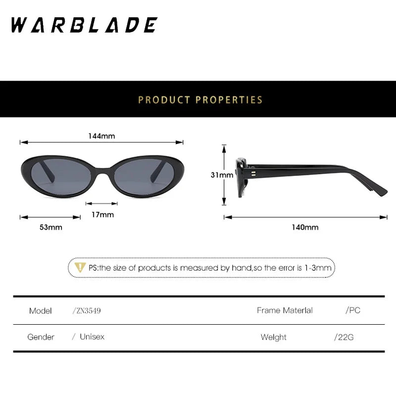 2025 Vintage Small Oval Sunglasses Women Men Rivets Shades Fashion Luxury Sun Glasses UV400 Retro Brand Female Sunglasses Oculus