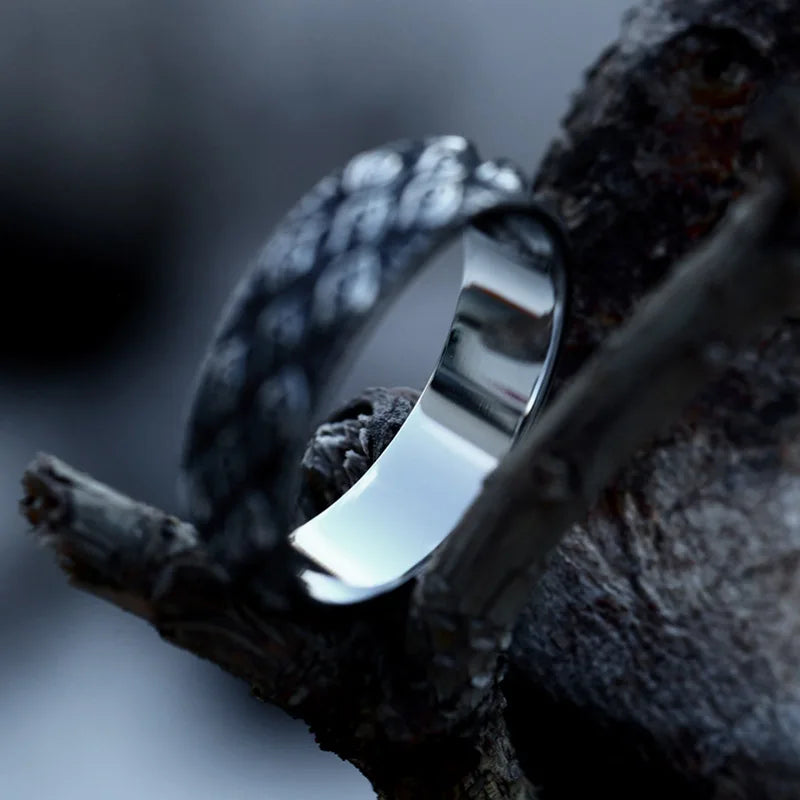 BEIER 2023 New Arrival 316L Stainless Steel Men's Ring Japanese Mythology Carved Eyes Ring For Men Cool Rock Jewelry Gift Party