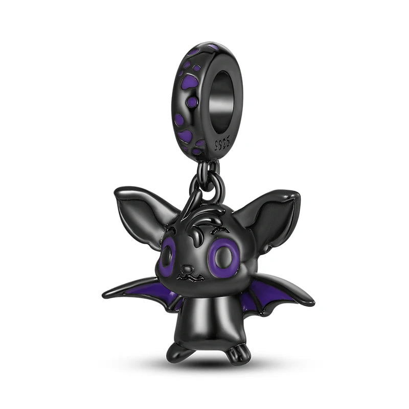 PANPOKI 925 Sterling Silver Little Devil Decoration Pendant Beads Original Pendant Bracelet Charm Jewelry Party DIY Trendy Gift