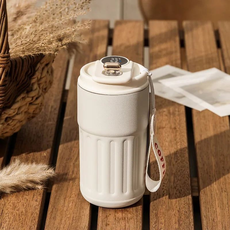 LED Temperature Displayed Stainless Steel Thermo Water Cup Coffee Cup Keep Cold and Heat Thermal Mug Traveling Vacuum Flask