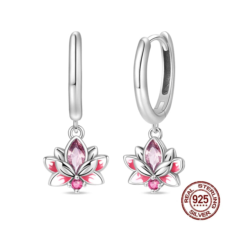 Christmas Series For Womens Earrings 925 Sterling Silver Christmas Bell Flower Apple Earrings Fine Party Wear Jewellery Gift