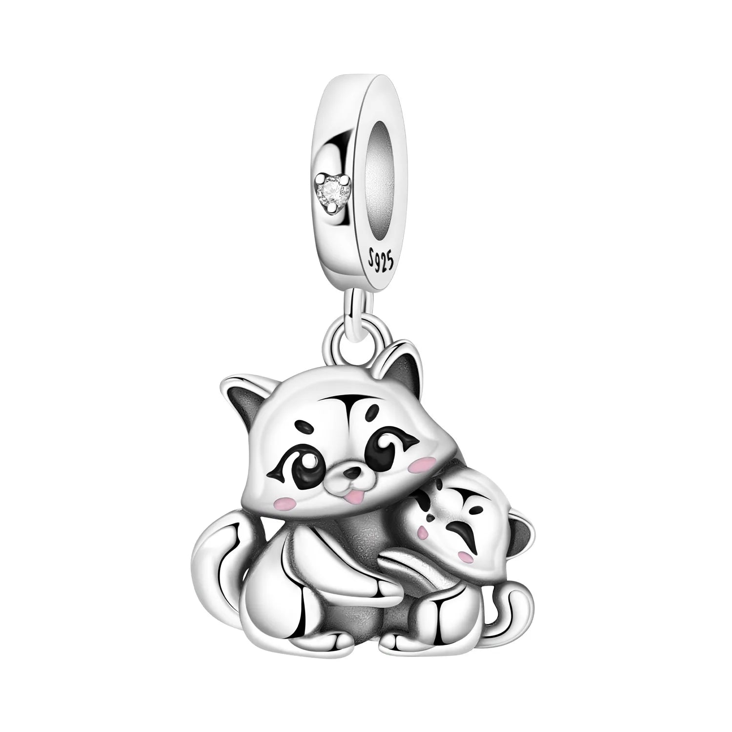 PANPOKI 925 Sterling Silver Cute Penguin Animals Pendant Beads Original Pendants Bracelet Charm Jewelry Party DIY Trendy Gifts