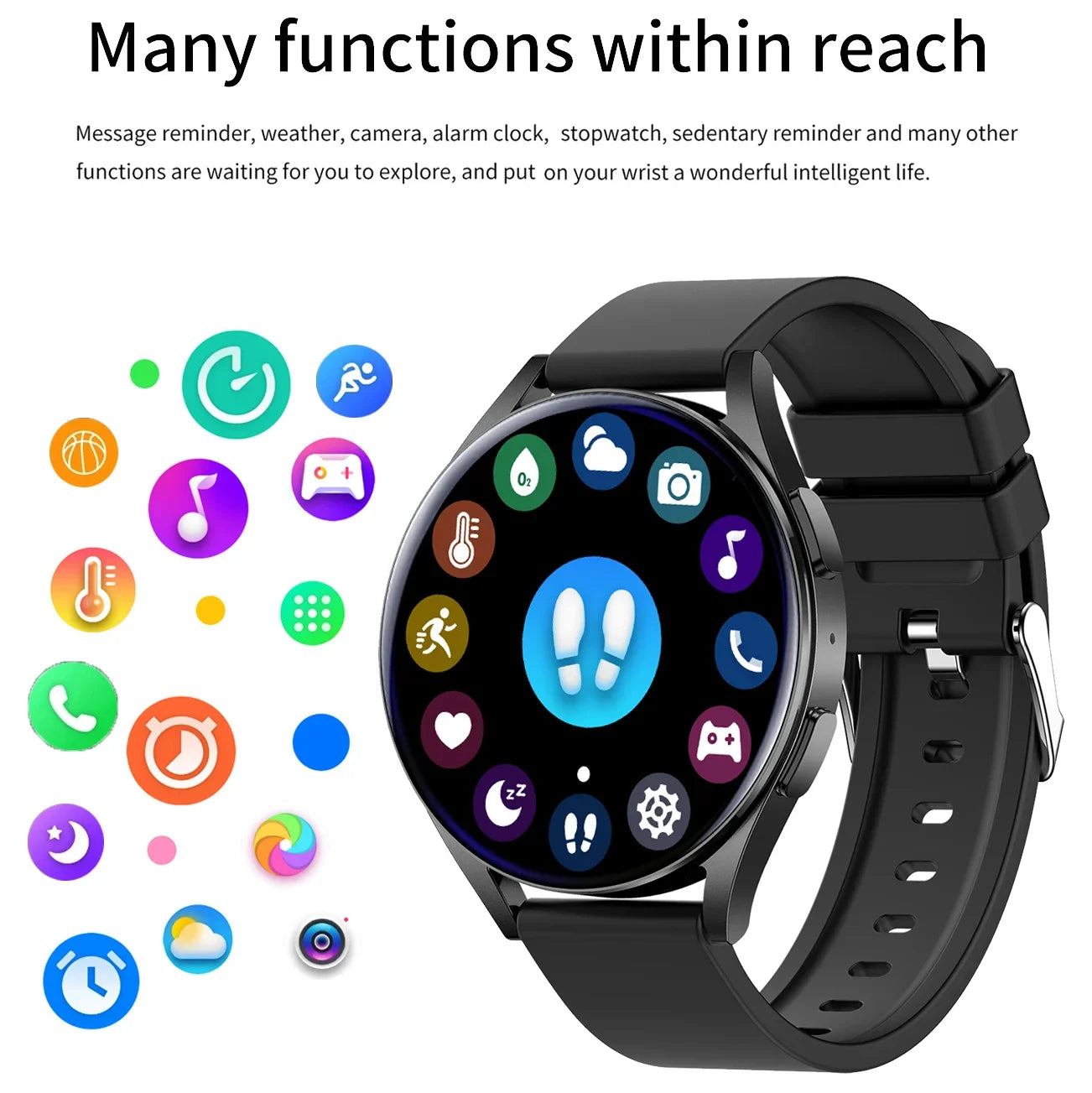 New Smartwatch 6 Men Full Touch Blood Pressure Blood Oxygen Bluetooth Call Sports Smart Watch Men Women For IOS android - Madeinsea©