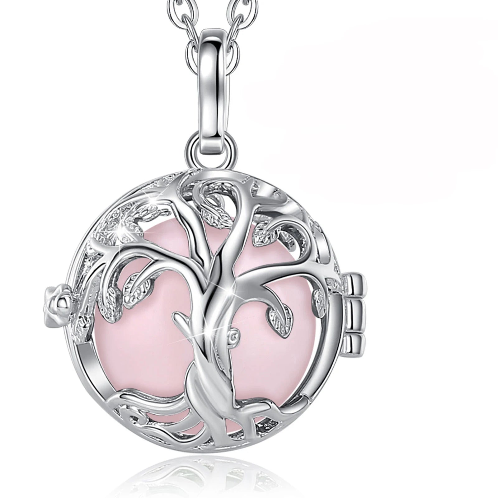 Collier cage améthyste Eudora Arbre de vie, pierre de cristal de guérison énergétique, pendentif obsidienne lapis, bijoux spirituels, cadeau de méditation