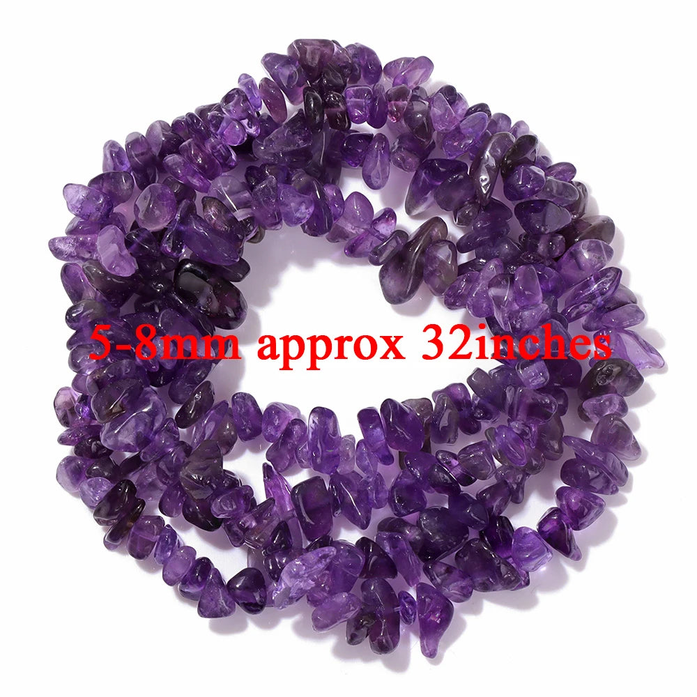 Natural Amethyst Energy Stone Bead Purple Quartzs Crystals Beads Healing Power Fit Health,Beauty,Clarity,Relieve stress,Calming